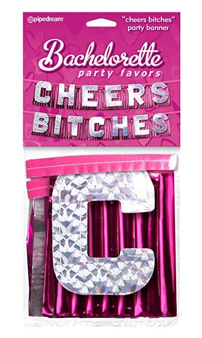 Bachelorette Party Favors "Cheers Bitches" Party Banner