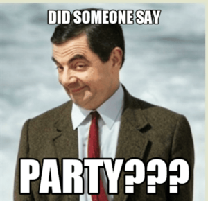 Meme of party
