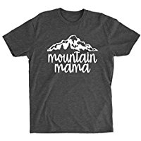 Mountain Mama Dark Heather Grey Unisex T-shirt - Women's Easter Shirt